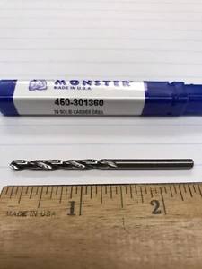 1 pc. #29 SOLID CARBIDE JOBBERS DRILL. USA (loc stk) - Picture 1 of 1