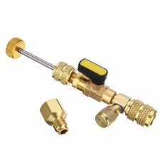 Strumento di rimozione installatore porte HVAC AC Schrader valvola nucleo doppia dimensione 1/4'' e 5/16
