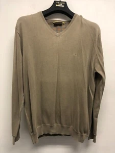CAMEL ACTIVE MENS' MEDIUM KNIT PURE COTTON JUMPER IN BEIGE SIZE L VGC - Picture 1 of 5
