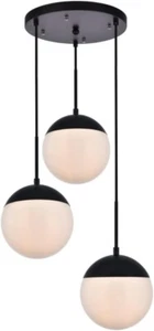 Living District Indoor Modern Home Decorative Bright Ceiling Eclipse 3 Lights - Picture 1 of 6