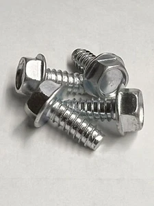 (100) 5/16 X 3/4 Hex Washer Type B Blunt Point Sheet Metal Tapping Screw Steel - Picture 1 of 4