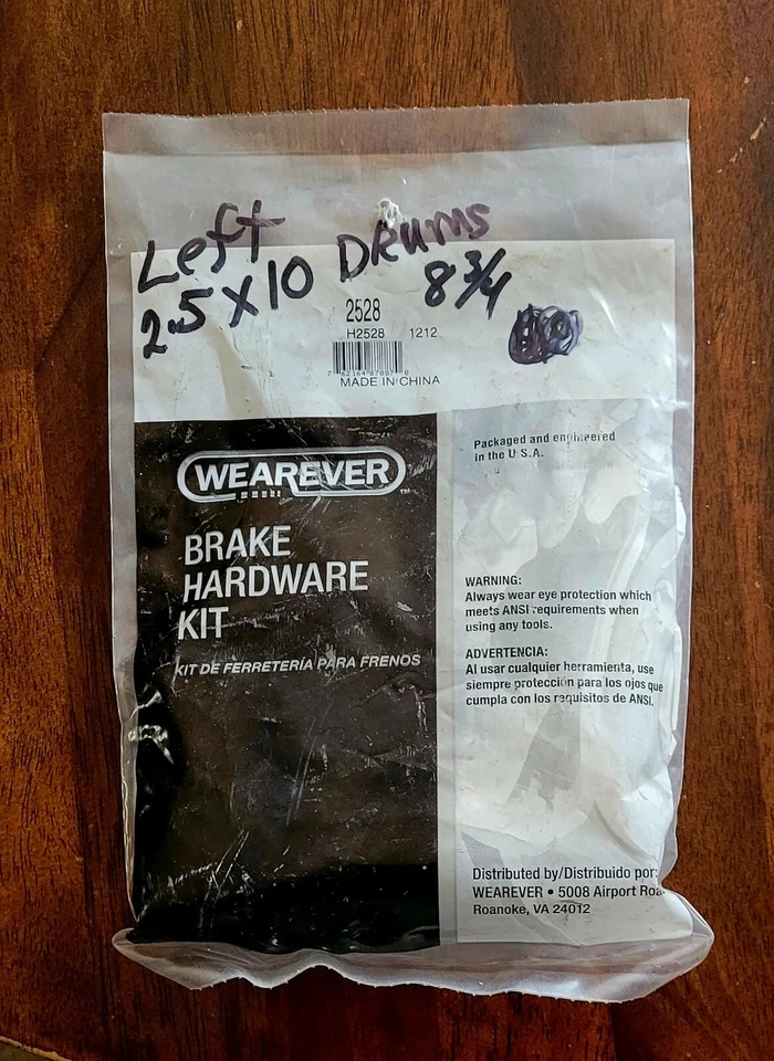 Kit de reparación autoajustador de freno de tambor H2528 Dodge Chrysler Plymouth Foto 1 de 1