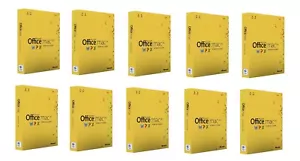 Microsoft Office MAC 2011 Home and Student x 10 pcs - Picture 1 of 1