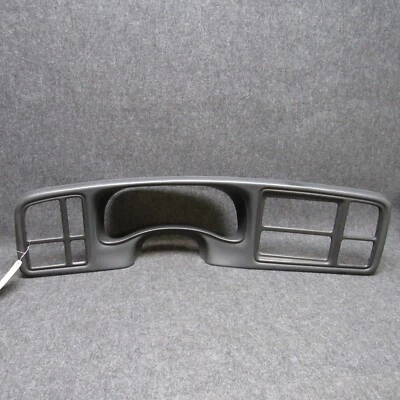 1999-02 Silverado Sierra 1500 Instrument Cluster Gauges Bezel 12C Graphite 58452 - Image 1 of 4