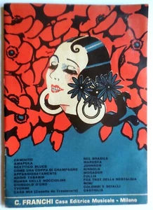 VINTAGE SPARTITO MUSICALE G.FRANCHI 1974 caminito amapola blues - Bild 1 von 3