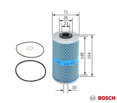 Ölfilter für MERCEDES-BENZ E-KLASSE W210 S-KLASSE W140 R129 BOSCH 1 457 429 616 - Image 1 of 4
