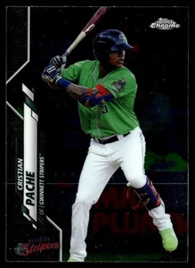 2020 Topps Pro Debut Chrome Cristian Pache Gwinnett Stripers #PDC-60 - Picture 1 of 2