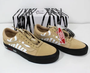 Vans Vault X Patta Old Skool Vlt LX Mean Eyed Cat Beige Almond Buff/Black UK 6.5 - Picture 1 of 23
