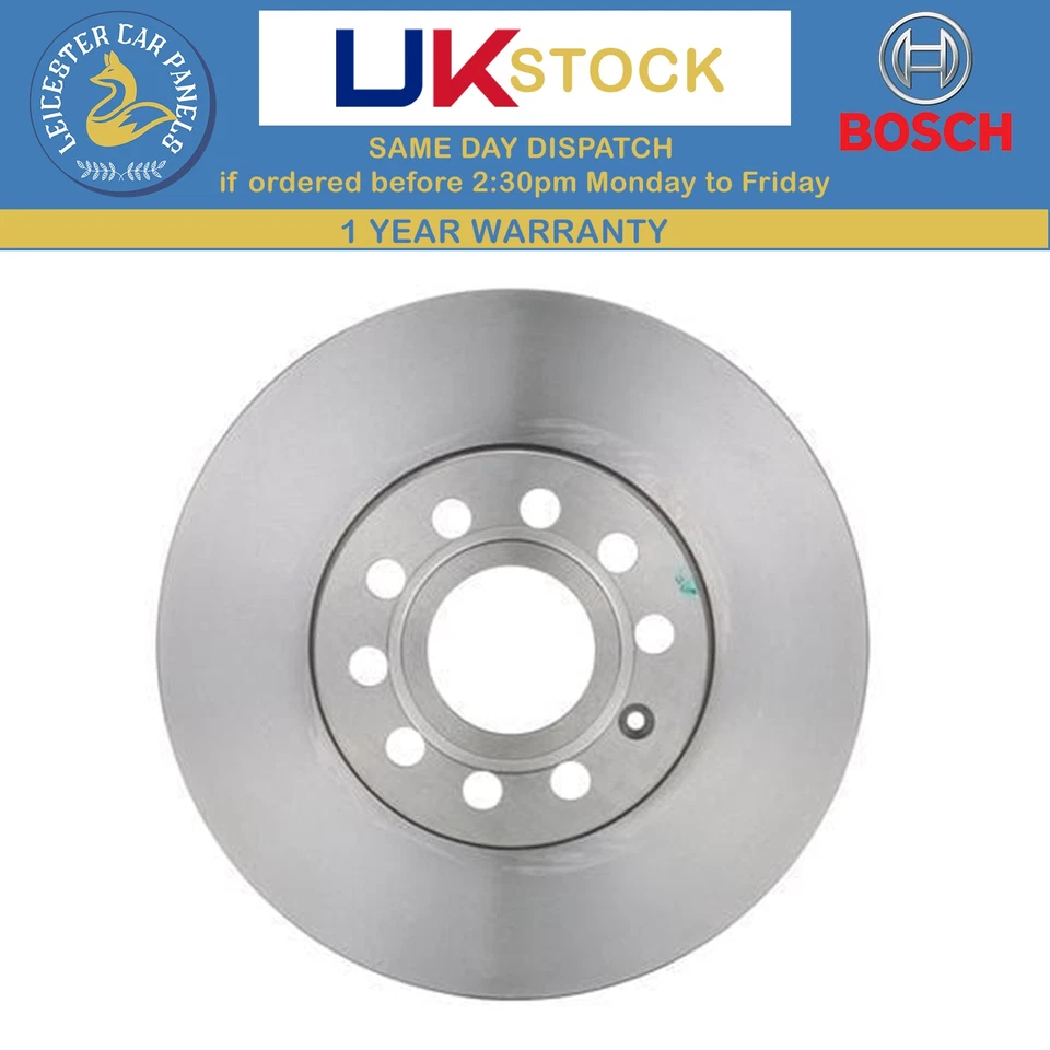 Bosch Brake Dics For VW Jetta 2004-2018 1.2 1.4 1.6 2.0 2.5 0986479939 - Image 1 of 1
