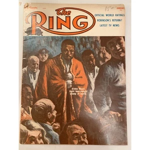 JANUARY 1955 THE RING MAGAZINE LIGHT HEAVYWEIGHT CHAMPION ARCHIE MOORE - Picture 1 of 6