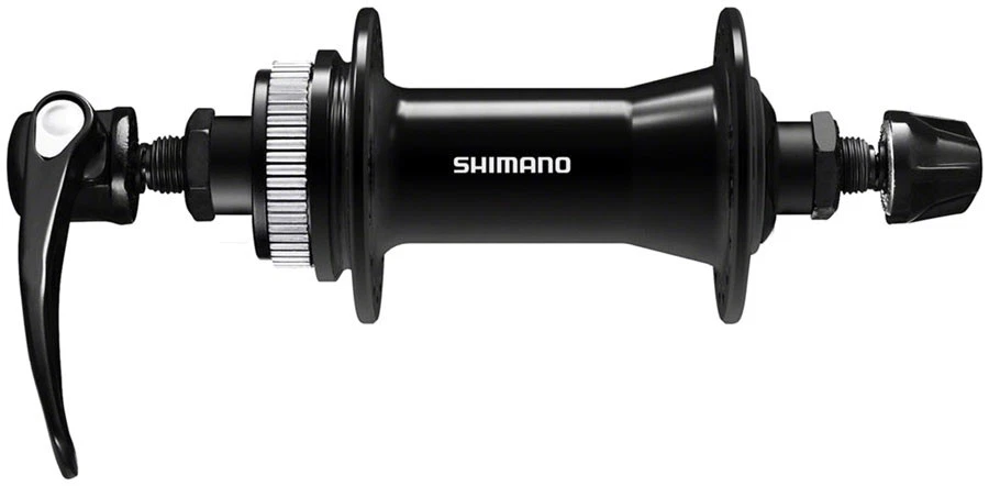 Shimano Deore HB-QC400 Front Hub, 32H Center-Lock Disc, QR Axle, Black - Image 1 of 1