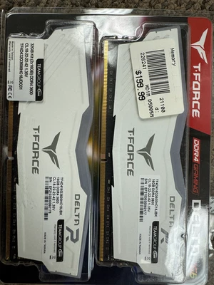 TeamGroup T-Force Delta RGB 32GB (2 x 16GB) PC RAM DDR4 3600 (PC4 28800) CL18 - Image 1 of 4