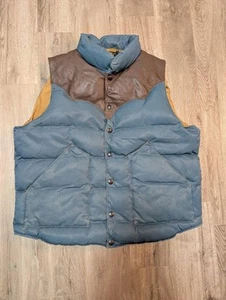 RRL Limited Color 2024Aw Leather York Quilted Vest m27_0505 - Picture 1 of 6