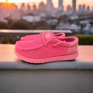 Hey Dude Wendy Funk  Electric Pink Size 2 Barbie PINK - Picture 1 of 6