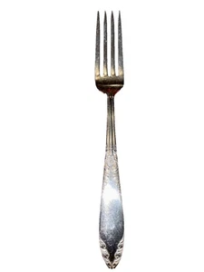 Vintage King Edward Pattern Silverplate 7.5” Dinner Fork By National Silver Co. - Picture 1 of 9