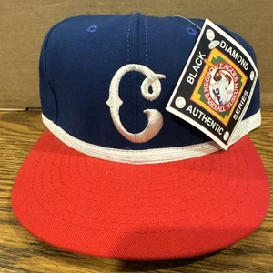 1948 Cleveland Buckeyes Hat Negro League 7 3/8 American Needle Black Diamond New - Picture 1 of 7
