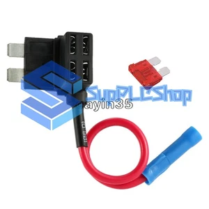 12V Car Add-a-circuit Fuse TAP Adapter Standard ATM APM Auto Blade Fuse Holder U - Picture 1 of 4