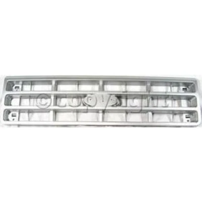 Grille Assembly For 1989-1991 Ford F-150 F-250 F-350 Bronco Chrome with Gray Foto 1 de 4