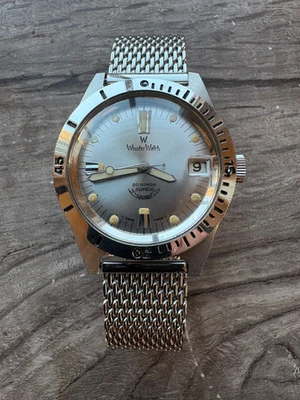 Reloj 'Wonder Watch' Squale Vintage Años 70 38 mm Buzo con esfera gris Sunburst Foto 1 de 4