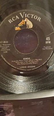 LORNE GREEN 7" 45 RPM "Ringo" & "Bonanza" VG Condition Foto 1 de 4