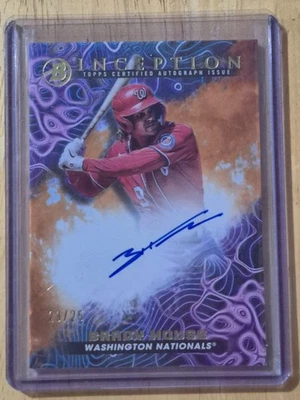 2023 Bowman Inception Brady House On-Card Auto Orange Foil 19 /25 Primordial - Image 1 of 2