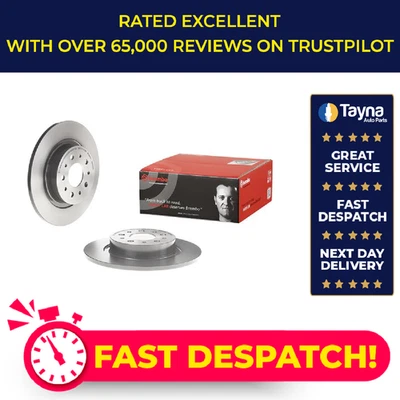 2x Par de discos de freno sólidos para FIAT 500L 199LYF1B 1.4 trasero 2013 en juego 940B7.000 Foto 1 de 4