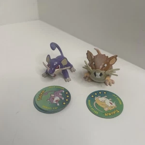 Pokemon Vintage TOMY CGTSJ Mini Figuren Rattata & Raticate - Bild 1 von 8