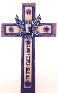 Navy Cross Military United States 12x7 inch Patriotic USA Decor New - Picture 1 of 3