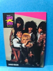 HANOI ROCKS🏆1992 Pro Set MusiCards Super Stars #182🏆FREE POST - Picture 1 of 2