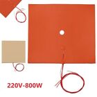 Silicone Heater Mat Pad For Printer Heated Bed Heating High Insulation 220V,800W