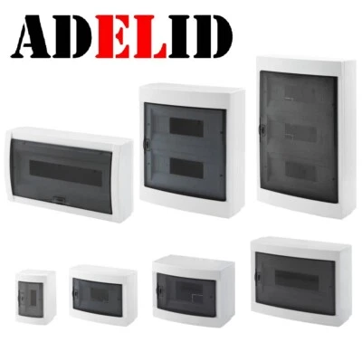 AUFPUTZ SICHERUNGSKASTEN KLEINVERTEILER VERTEILERKASTEN MIT HUTSCHIENE PE/N IP40 - Bild 1 von 4