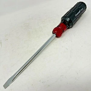 Crescent 2143-6 Round Shank Screwdriver 6" Long 5/16" Flat Tip, Cushion Grip USA - Picture 1 of 8
