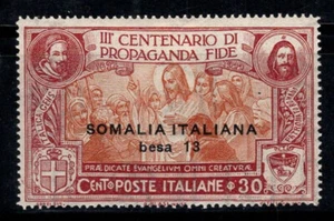 Somalia 1923 Sass. 46 Neu * MH 100% Propaganda Fide, 13 b auf 30 c - Bild 1 von 1