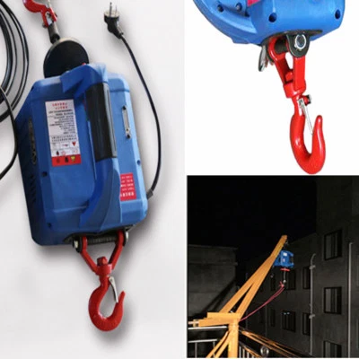 Cabrestante polipasto eléctrico portátil para el hogar 500KG X 7,6 M con control remoto inalámbrico 110V Foto 1 de 4