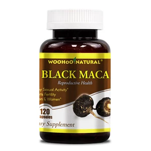 Peru Black Maca 1500 mg 120 Caps Energizing Herb Rich in Saponins FREE SHIP - Picture 1 of 3