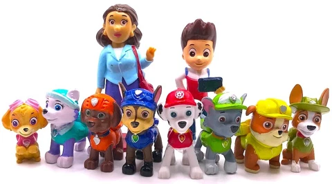 PAW PATROL Figure Play Set NICKELODEON Nick Jr PVC TOY Ryder SKYE Mayor Goodway Cover