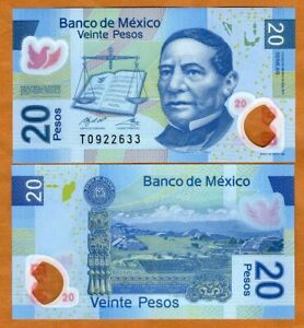 Mexico, 20 Pesos, 24-8-2017, Polymer, P-122ag,  UNC