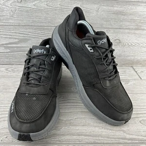 Scarpe da ginnastica Gdefy Gravity Defyer Orion da uomo 12 nere grigie in pelle TB9023MLG-W - Foto 1 di 9