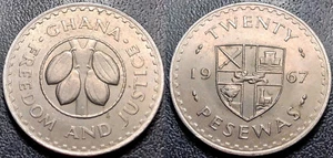 Ghana - Repubblica - 20 Eduardo 1967 Parte Superiore! Km #17 - Picture 1 of 1