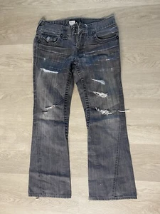 Jeans svasati True Religion donna RN#112790 CA#30427 taglia 29 nero - Foto 1 di 6