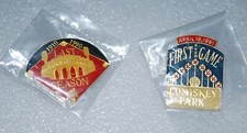 CHICAGO WHITE SOX LAST 1990 & FIRST 1991 GAME COMISKEY PARK PINS