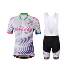 Purple Dots Women's Bicycle Clothing Kit Cycling Jersey and (Bib) Shorts Set