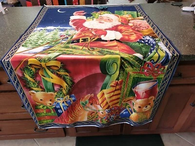 Santa Panel 35x58 Laurie Cook VIP Cranston Presents Merry Christmas - Image 1 of 4