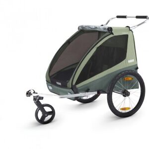 NEW - Thule Coaster XT Bike Trailer for 1-2 Kids - FREE INTERNATIONAL SHIPPING