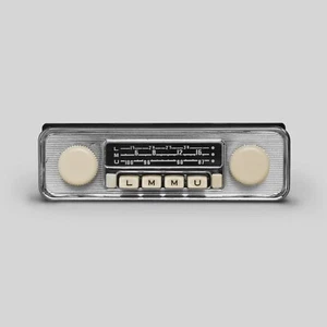 VW VOLKSWAGEN BEETLE KARMANN GHIA LATE BAY BUS RADIO BLUETOOTH USB IVORY - Picture 1 of 9