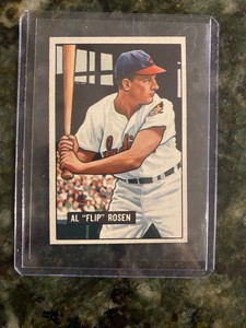 1951 Bowman - #187 Al Rosen - Near Perfect Condition