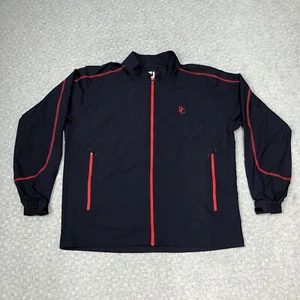 Footjoy Jacket Mens XXL Blue Red Performance Windbreaker SC Club SuperLite Shell - Picture 1 of 15