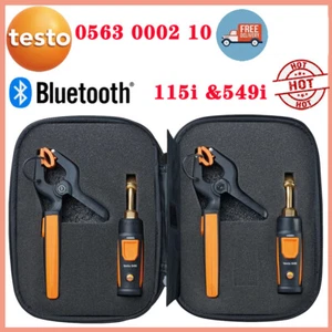 Testo 0563 0002 10 Portable HVAC Test Kit Refrigeration Wireless Smart Probe Set - Picture 1 of 8