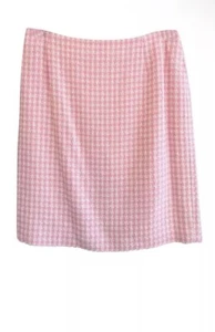 Escada Pencil Skirt Womens 36 Pink Tweed Pencil Skirt - Picture 1 of 4