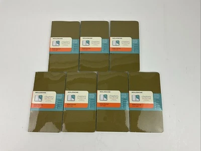 6 Молескин правил журнал 96 страниц 3 «x 5,5» оливковый зеленый цвет запечатанный - Изображение 1 из 3